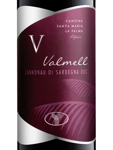 Santa Maria La Palma Valmell Cannonau Di Sardegna Vivino US