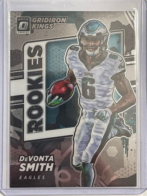 Devonta Smith Rookie Card Nfl Panini Optic Gridiron Kings Etsy