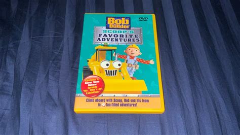 Opening To Bob The Builder Scoops Favorite Adventures 2004 DVD YouTube