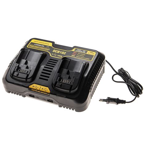 Vhbw Chargeur Double Compatible Avec Dewalt Dct S Dct S Dct