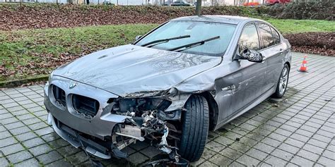 Recklinghausen Schrott BMW Hatte Unfall Auf Autobahn A2