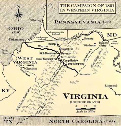 Forging A State The Western Virginia Campaign Of July 1861 Part I Emerging Civil War