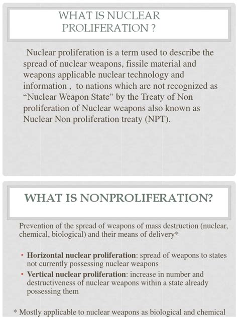 Pdf What Is Nuclear Proliferation 1 Dokumen Tips