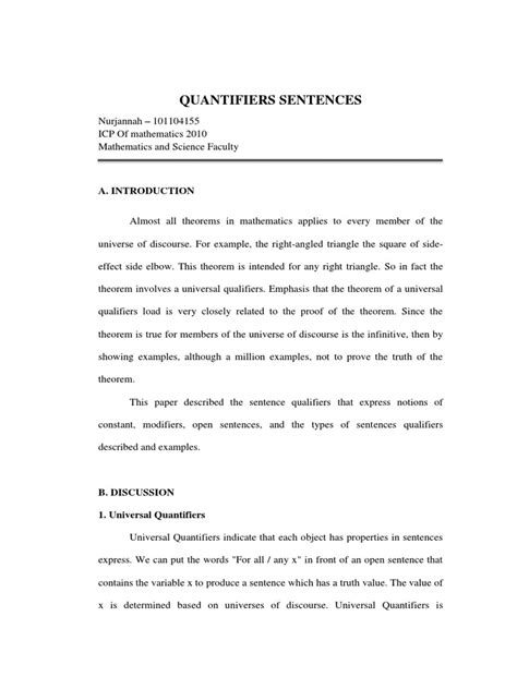 Quantifiers Sentences Pdf Interpretation Logic Logic