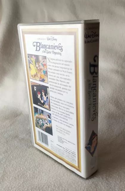 Blancanieves Y Los Siete Enanitos Vhs Obra Maestra De Walt Disney