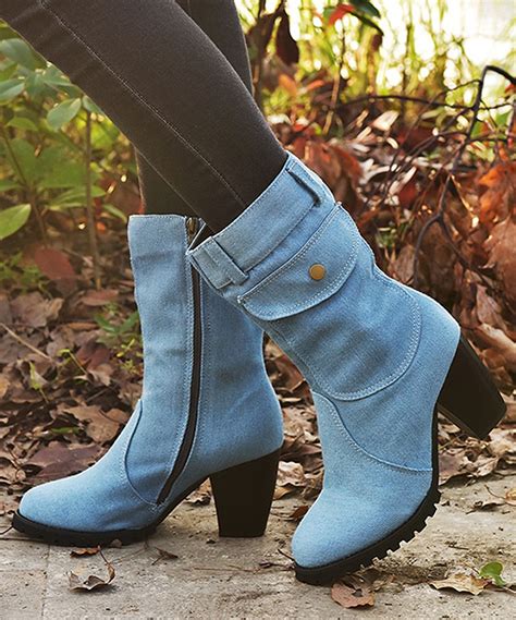 Mid Heel Boots Mid Calf Boots Heeled Boots Casual High Heels Chunky