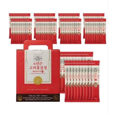 Jual 10 Sachet Korean Red Ginseng Extract Daily Stick Gold Ginseng