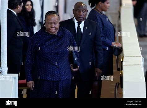 South Africas Foreign Minister Naledi Pandor And President Of South