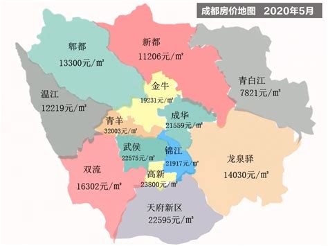 最新成都6个区域房价有变2大主城区最惨均价