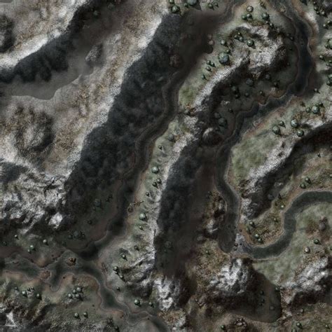 Mountains Battlemap By Elisvara On