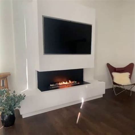 Wall Fireplace FORMA 1800 Planika Corner Island Bioethanol