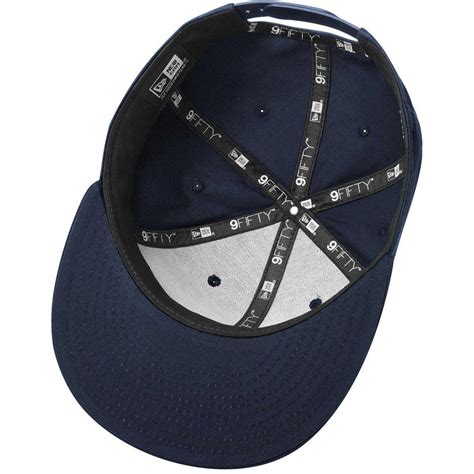 New Era 9fifty Deep Navy Flat Bill Snapback Cap