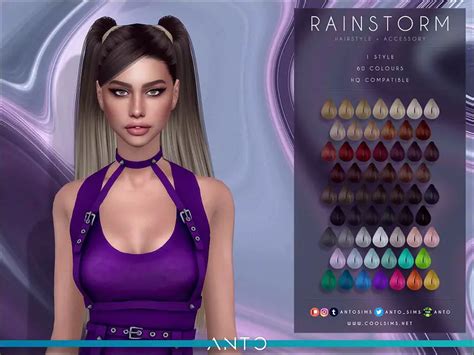 Sims 4 Anto Curly Hair