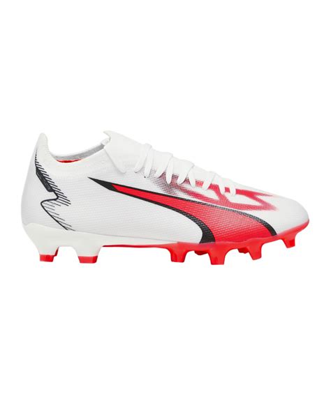 PUMA ULTRA Match FG AG Breakthrough Damen Weiss Rot F01 Fussballschuh