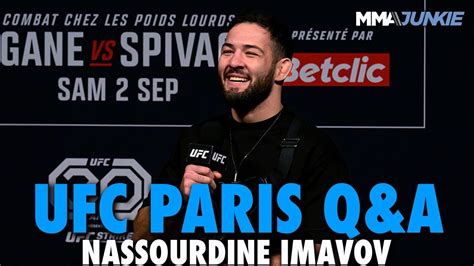 UFC 30th Anniversary Q A Nassourdine Imavov UFC Paris YouTube