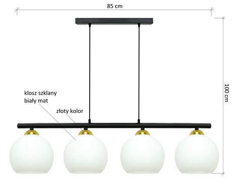 lampa sufitowa żyrandol nad stół kreta gold 511led Komat Sklep