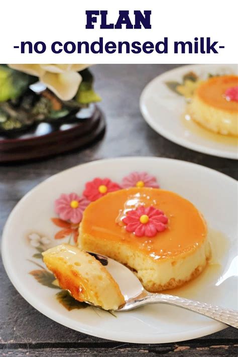 Flan without condensed milk or crème caramel an indulgent flourless