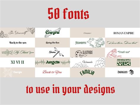 Tattoo Fonts Canva Template Tattoo Font Tattoos Typefaces File