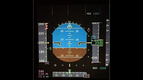 Airbus A Raw Data Ils Approach Youtube