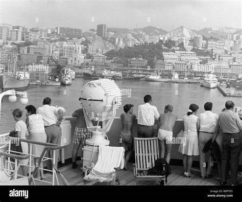 A view of Genoa from the port Stock Photo - Alamy