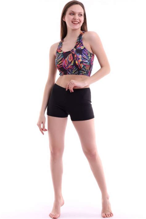 Aykum Mayo Badi Bikini Set mit flexiblen Lycra Shorts gefüttert Trendyol