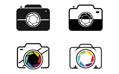 Photography Camera Vector Logo Graphic by Hati Royani · Creative Fabrica