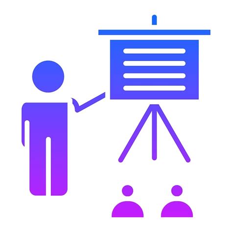 Premium Vector Training Icon