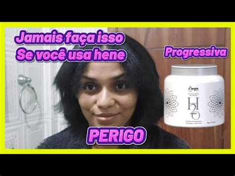 Escova Progressiva No Meu Cabelo Henezado Youtube