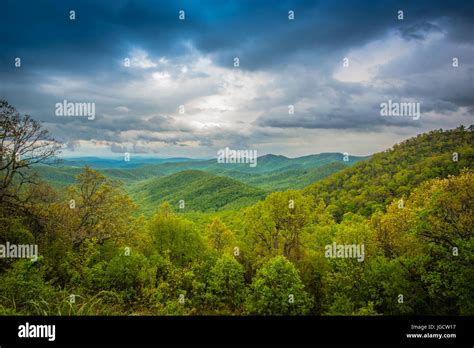 Asheville Mountains Blue Ridge Landscape Stock Photo Alamy