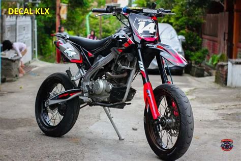 Modifikasi Kawasaki Klx Supermoto Perpaduan Klx Crf Atelier Yuwa