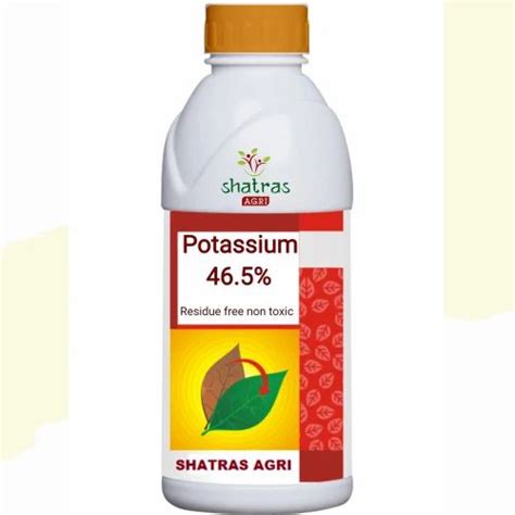 Agricultural Grade Potassium 46.5% Liquid Fertilizer, For Agriculture ...