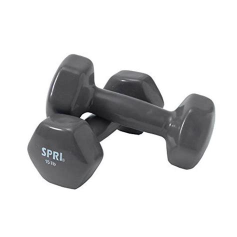 Getuscart Spri Dumbbells Deluxe Vinyl Coated Hand Weights All Purpose