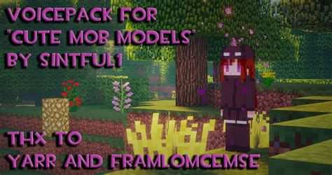 Sound Pack - CUTE MOB MODELS 1.20+ Minecraft Texture Pack