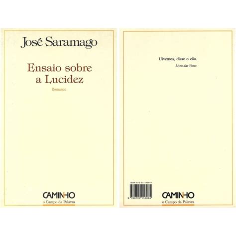Ensaio Sobre A Lucidez Pdf - Ensaio Sobre a Lucidez - José Saramago