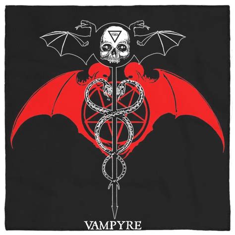 Vampire Altar Cloth Vampyre Caduceus Varcolaci Symbols Etsy