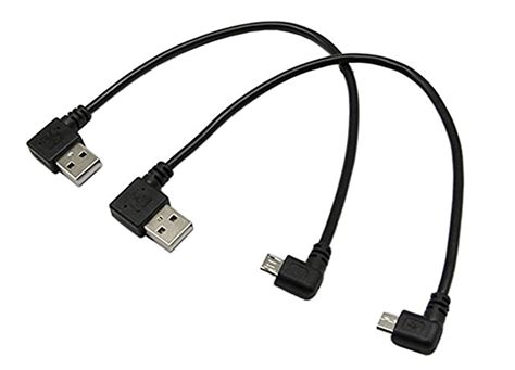 Cerrxian Zoll Micro Usb Kabel Combo Links Und Rechtwinklig Micro Usb