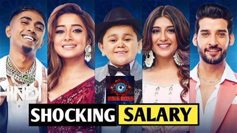 Shocking Salary Of Bigg Boss Contestants Bigg Boss Season