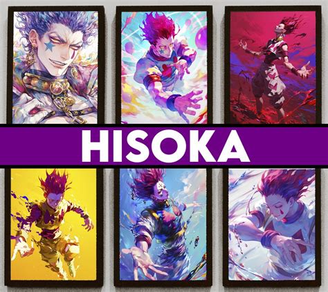 Printable Hisoka Hunter X Hunter Wall Art Printable Wall Art Bundle Png Set Of Decorative Wall