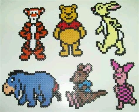 Winnie The Pooh Perler Bead Disney Perler Bead Art Bead Sprite