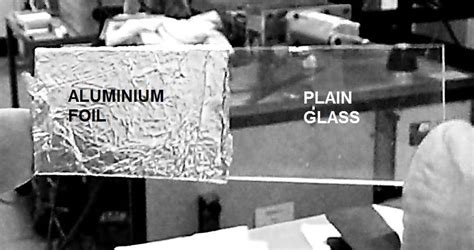 2 Half Aluminium Foil Coated Glass Substrate Prior To Deposition Download Scientific Diagram