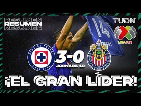 Cruz Azul Vs Chivas 3 0 Resumen Video Y Goles Del Partido Por Liga