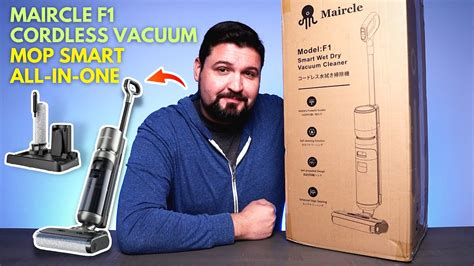 Maircle F1 Cordless Vacuum Mop Smart All In One Youtube