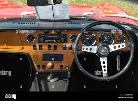 Lotus Elan Interior Stock Photo - Alamy