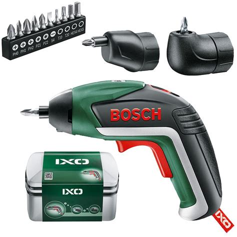 Ixo V Full Kit Bosch Cacciavite Senza Fili Batterie Ioni Di Litio