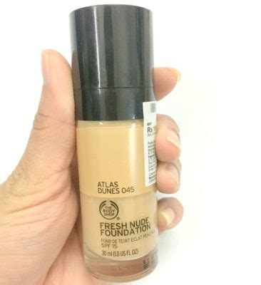 The Body Shop Fresh Nude Foundation Review Swatches