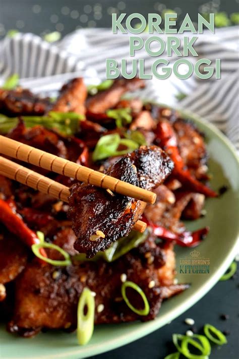 Korean Pork Bulgogi Lord Byrons Kitchen