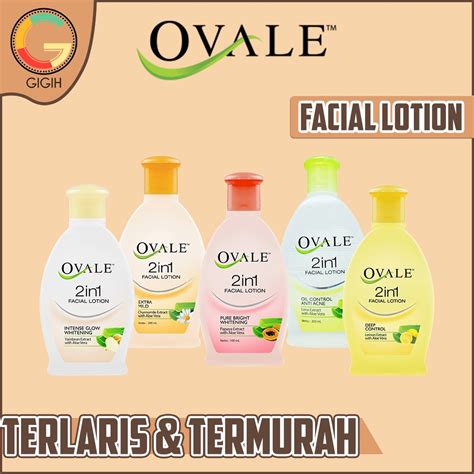 Jual Ovale Facial Lotion All Varian 60ml 100ml Shopee Indonesia