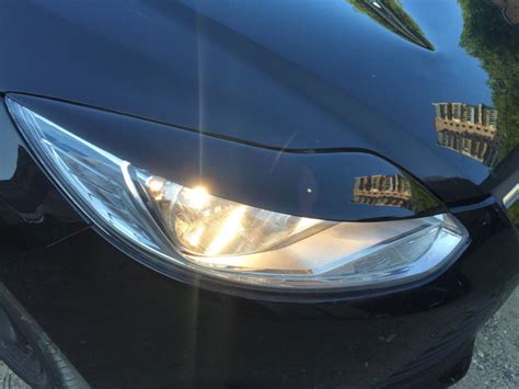 Реснички на Фары - Ford Focus III / Накладки на фары Форд Фокус 3 (2011 ...