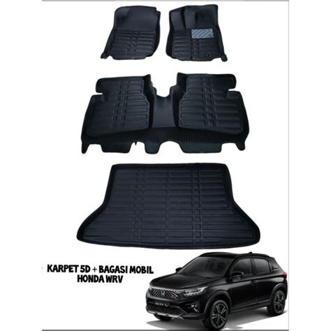 Jual Karpet D Bagasi Mobil Honda Wrv Hitam Carbon Shopee Indonesia