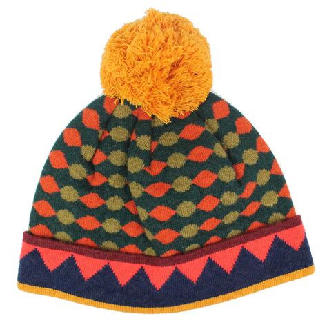 Berretto In Lana E Cashmere Tiburli Beanie Con Pon Pon